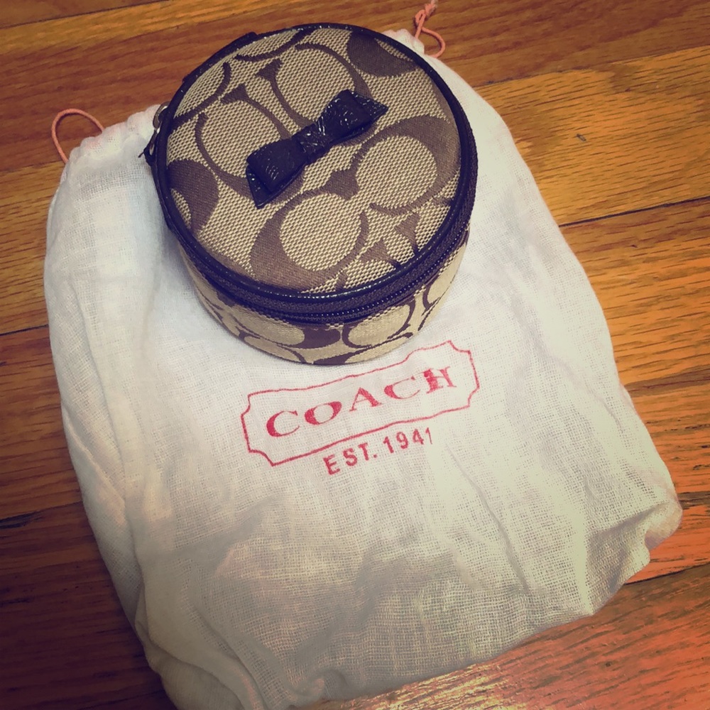 Coach jewelry box